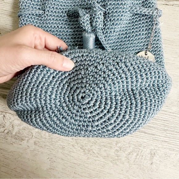 The Sak Arctic Blue Crochet Craze Drawstring Bag - Picture 4 of 8